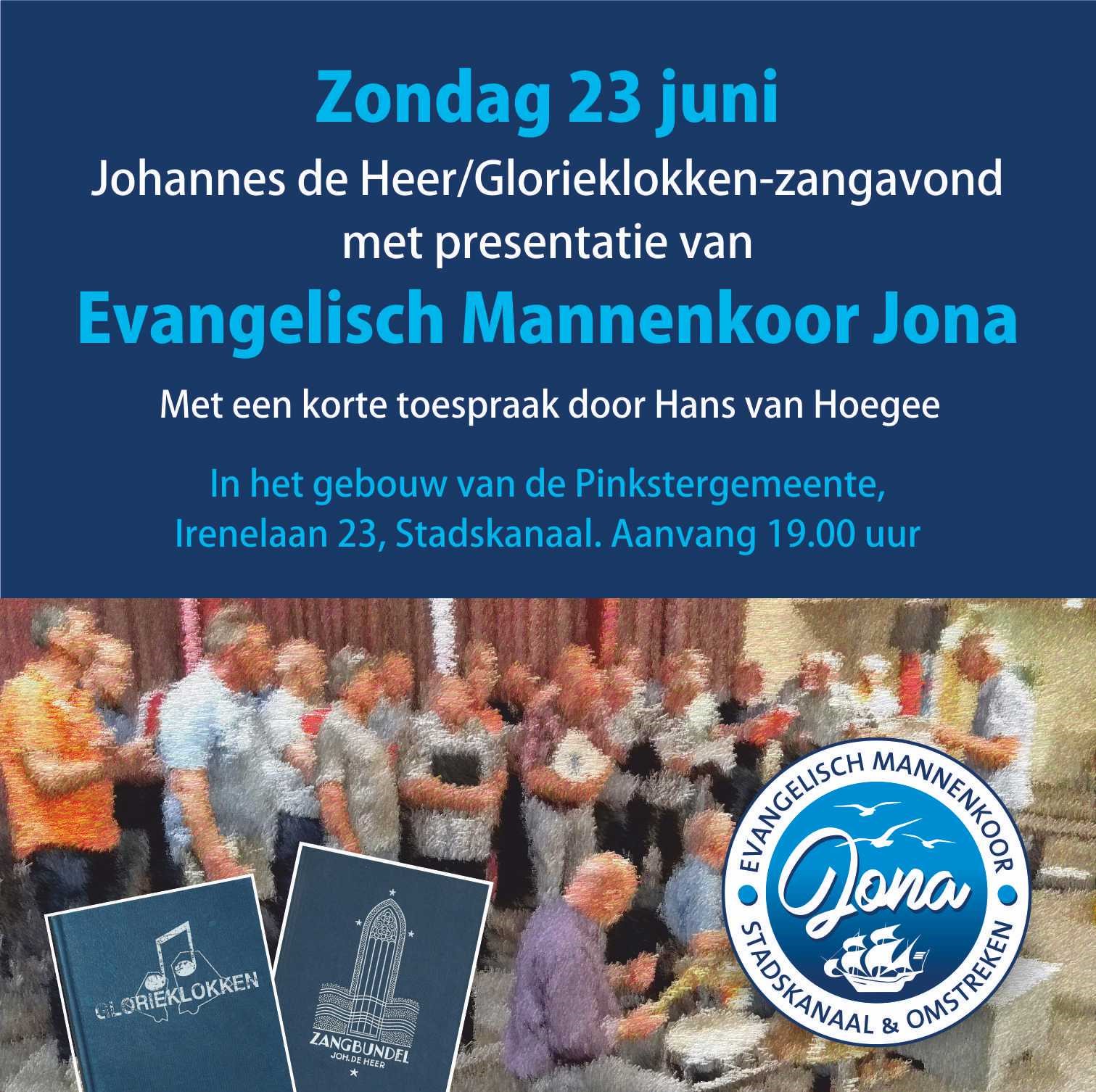Evangelische Mannenkoor Jona 23 juni 2019